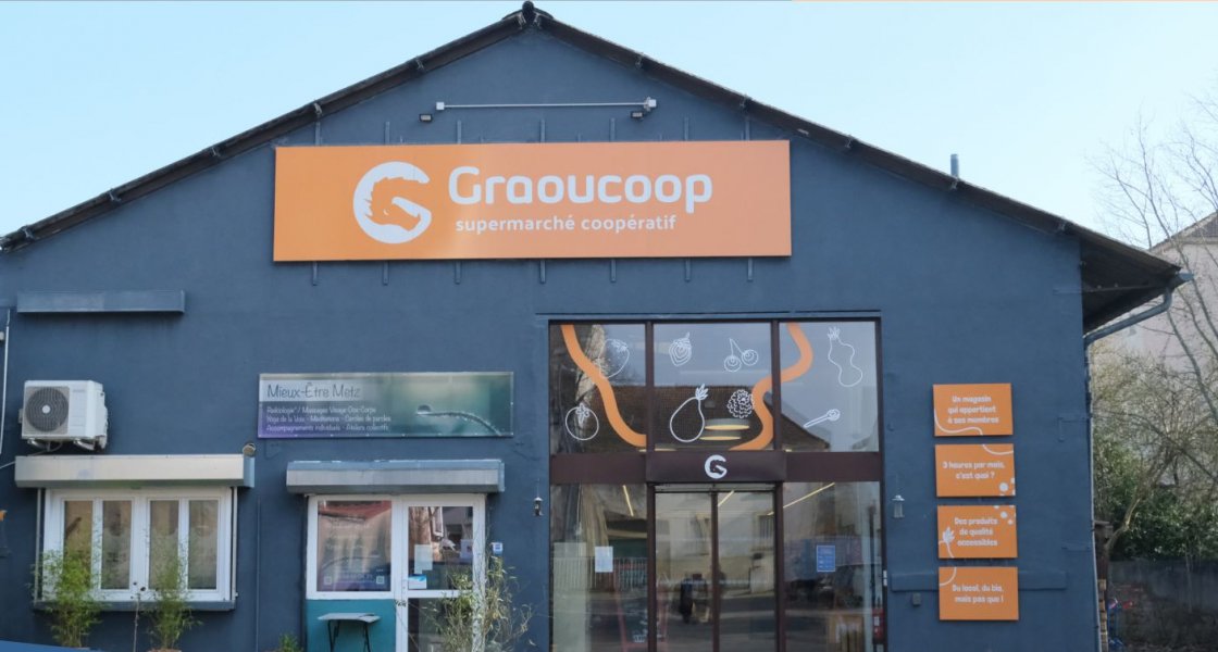 Visite d’un supermarché coopératif – Graoucoop à Metz !